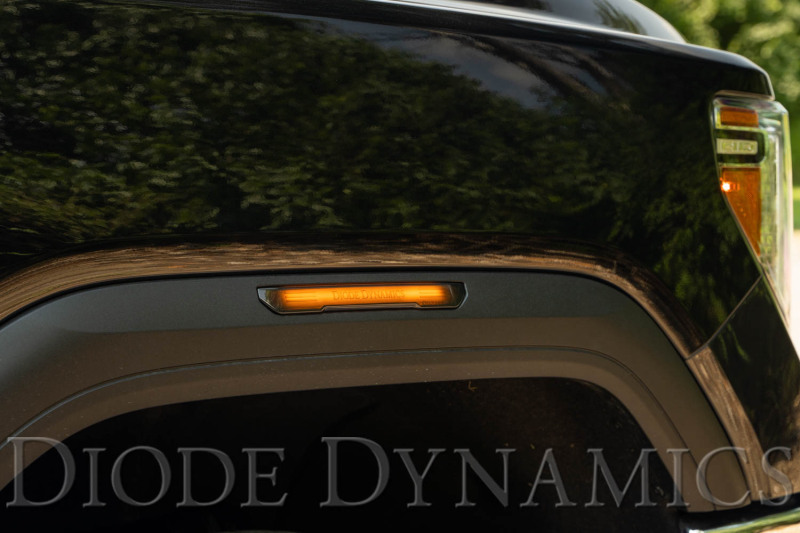 GMC Sierra 2500 Side Marker Light Assembly - Diode Dynamics - LED Sidemarkers HD - Smoked - `20-`21